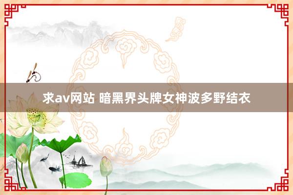 求av网站 暗黑界头牌女神波多野结衣