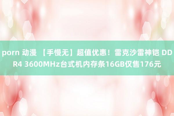 porn 动漫 【手慢无】超值优惠！雷克沙雷神铠 DDR4 3600MHz台式机内存条16GB仅售176元